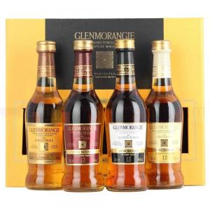 Kolekce Glenmorangie 10YO, Lasanta, Nectar, Q. Ruban,  0,1l 