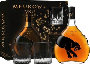 Meukow VS 0,7l 40% +2skla 
