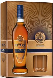 METAXA 7° 0.7l 40% + 2 skla