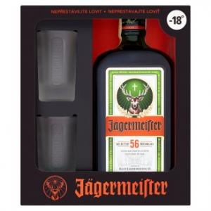 Jägermeister 0,7l 35% + 2 sklenička