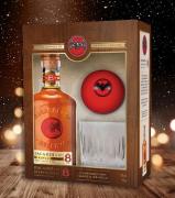 Bacardi 8YO 0,7l 40% + sklo a forma na led